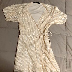 Nude/pink party dress